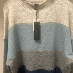 H by Halston Turtleneck Sweater - Gray, Blue, Navy